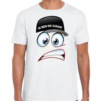 Vrijgezellenfeest T-shirt voor heren - ik ben de Sjaak - wit - vrijgezellen team