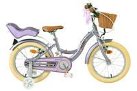 Volare blossom kinderfiets - meisjes - 16 inch - paars - twee handremmen Volare blossom kinderfiets - meisjes - 16 inch - paars - twee handremmen