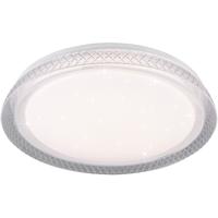 LED Plafondlamp 18W - Dimbaar met Afstandsbediening - Mat Wit - Trion Heral