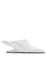 Nº21 mules Sabot 60 mm en cuir - Blanc