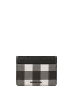 Burberry porte-cartes à carreaux - Noir