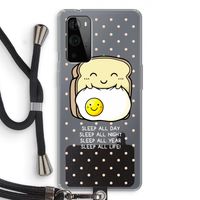 Sleep All Day: OnePlus 9 Pro Transparant Hoesje met koord