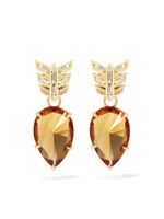 Annoushka boucles d'oreilles Beacon en or 18ct serties de citrine