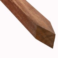 Hardhouten paal 60x60 mm 275 cm