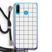 Rooster: Huawei P30 Lite Transparant Hoesje met koord