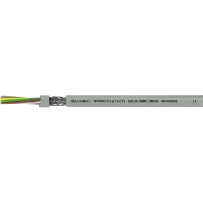 HELU 16004-1000 Datakabel LiYCY 4 x 0.5 mm² Grijs 1000 m