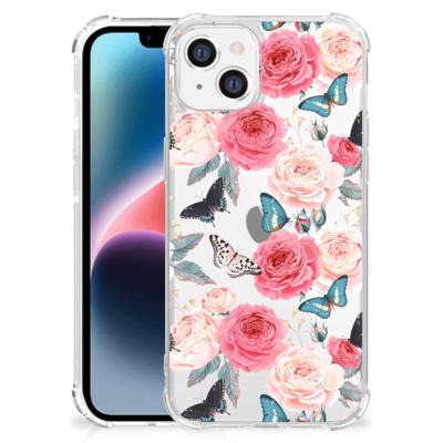 Apple iPhone 14 Plus Case Butterfly Roses Apple iPhone 14 Plus Case Butterfly Roses