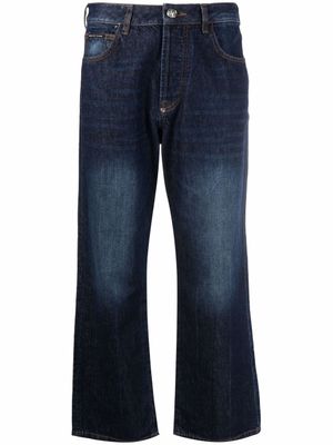Philipp Plein jean Iconic Plein ample - Bleu