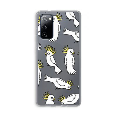 Papegaai: Samsung Galaxy S20 FE / S20 FE 5G Transparant Hoesje