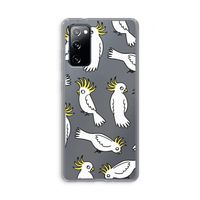 Papegaai: Samsung Galaxy S20 FE / S20 FE 5G Transparant Hoesje