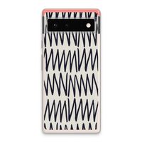 Marrakech Zigzag: Google Pixel 6 Transparant Hoesje