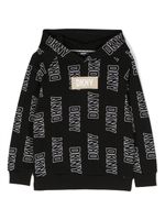 Dkny Kids hoodie en coton à logo imprimé - Noir - thumbnail