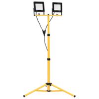 VidaXL Spotlight met statief led 2x50 w koudwit