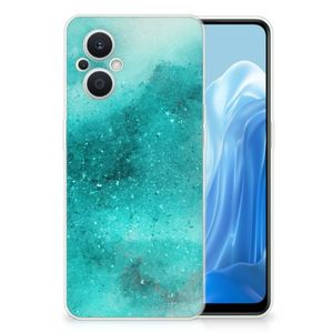 Hoesje maken OPPO Reno8 Lite Painting Blue