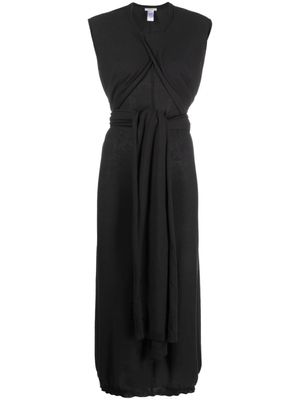 LEMAIRE robe à détail noué - Gris