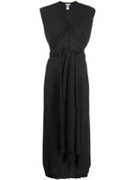 LEMAIRE robe à détail noué - Gris