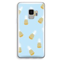 Ananasjes: Samsung Galaxy S9 Transparant Hoesje