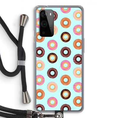 Donuts: OnePlus 9 Pro Transparant Hoesje met koord