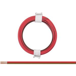 Donau Elektronik 114-08 Draad 2 x 0.08 mm² Rood-bruin 5 m