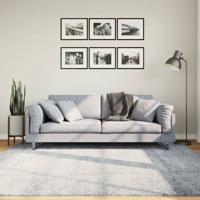 VidaXL Vloerkleed pamplona shaggy hoogpolig modern 200x200 cm blauw