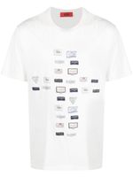 424 t-shirt en coton à imprimé graphique - Blanc