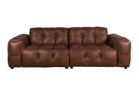 Bankstel Hackman 3-Seater Leather Chocolate