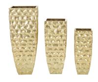 VAASHOUDER GLODY SET 3 STUKS CM 38X38X94-30,5X30,5X76-
23x23x63