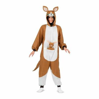 Kostuums voor Volwassenen My Other Me 3 Onderdelen Kangoeroe Bruin - Maat: L/XL/XXL - Maat: L/XL/XXL