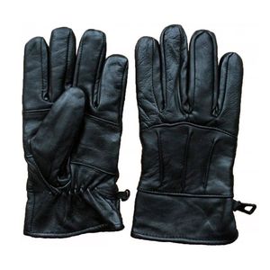 Classic Lederen Handschoenen Zwart