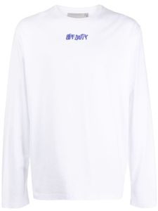 Off Duty t-shirt Stay Wavy à manches longues - Blanc