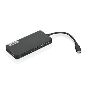 Lenovo USB-C 7-in-1 Hub - Dockingstation USB-C dockingstation Geschikt voor merk (dockingstation): Lenovo Yoga, IdeaPad, Thinkpad Geïntegreerde kaartlezer