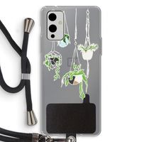Hang In There: OnePlus 9 Transparant Hoesje met koord Hang In There: OnePlus 9 Transparant Hoesje met koord