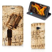 Samsung Galaxy Xcover 4s Stand Case Bladmuziek