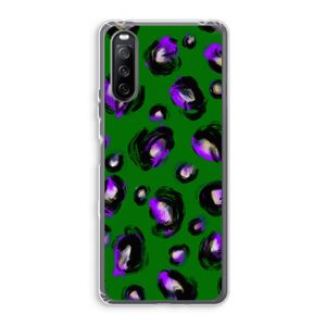 Green Cheetah: Sony Xperia 10 III Transparant Hoesje