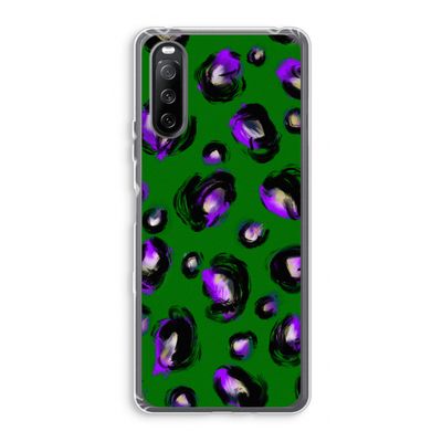 Green Cheetah: Sony Xperia 10 III Transparant Hoesje