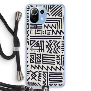 Marrakech print: Xiaomi Mi 11 Lite Transparant Hoesje met koord