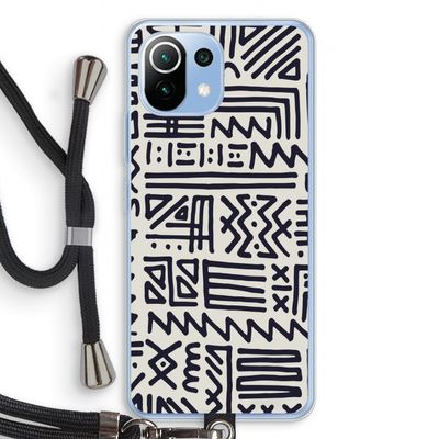 Marrakech print: Xiaomi Mi 11 Lite Transparant Hoesje met koord