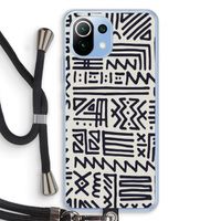 Marrakech print: Xiaomi Mi 11 Lite Transparant Hoesje met koord