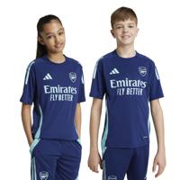 adidas Arsenal Trainingsshirt 2024-2025 Kids Donkerblauw Lichtblauw - thumbnail