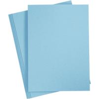 Creotime karton 21 x 29,7 cm 10 stuks pastel blauw