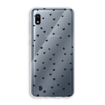 Kleine kattenkopjes: Samsung Galaxy A10 Transparant Hoesje