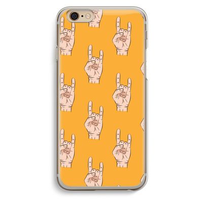 Rock: iPhone 6 / 6S Transparant Hoesje