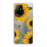 Sunflower and bees: Oppo A95 5G Transparant Hoesje