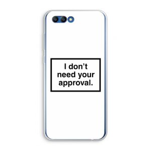 Don't need approval: Honor 10 Transparant Hoesje