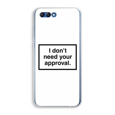 Don't need approval: Honor 10 Transparant Hoesje