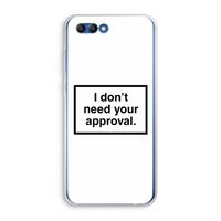 Don't need approval: Honor 10 Transparant Hoesje