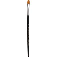 Creativ Company Gold line penselen, afm 8, l: 18,5 cm, b: 8 mm, plat, 12 stuk/ 1 doos