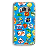 Fruitsticker: Samsung Galaxy S7 Transparant Hoesje