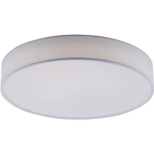 LED Plafondlamp WiZ - Smart LED - Trion Ditro - 36W - Aanpasbare Kleur - RGBW - Dimbaar - Afstandsbediening - Rond - Mat Wit - Aluminium