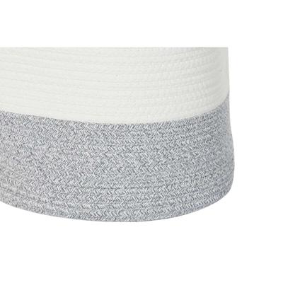 Mandenset DKD Home Decor Wit Zwart Grijs Mosterd (3 Stuks)